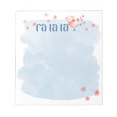 Fa La Winter Piggie Notitieblok (Voorkant)