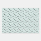 Fa La Winter Wonderland Bosbeesten Inpakpapier Vel (Voorkant 2)