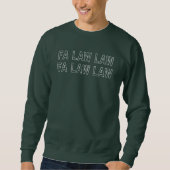 Fa Law Law grappige advocaat grap kerstmis Trui (Voorkant)