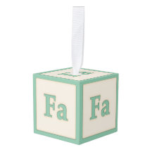 "Fa" Musical Baby Blocks Light Green