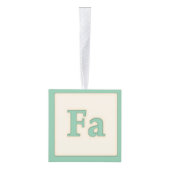 "Fa" Musical Baby Blocks Light Green Decoratie (Rechts)