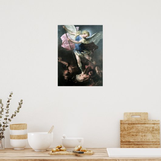 Fa Presto Saint Michael Poster (Keuken)