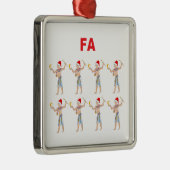 Fa Ra Ra Ra Ra Ra Metalen Ornament (Rechts)