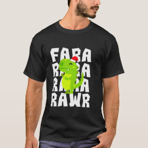 Fa Ra Ra Ra Rare Grappige Kerst T Rex Dinosaurus T-shirt