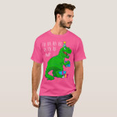 Fa Ra Ra Rawr Kerstdinosaurus T Rex Xmas Trex M T-shirt (Voorkant volledig)