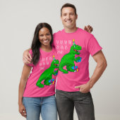 Fa Ra Ra Rawr Kerstdinosaurus T Rex Xmas Trex M T-shirt (Unisex)