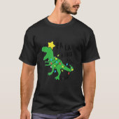 Fa Ra Rawr Santa Rex Dinosaur Kerstmis Dino Xm T-shirt (Voorkant)