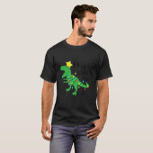 Fa Ra Rawr Santa Rex Dinosaur Kerstmis Dino Xm T-shirt (Voorkant volledig)