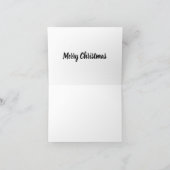Fa raar raar raar Grappig Kerstmis  Kaart (Binnen)