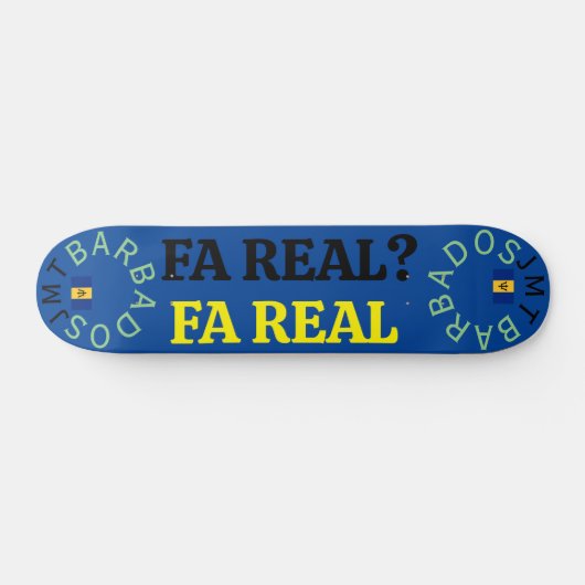 FA REAL? 19,7 cm Skateboard Deck (Horizontaal)