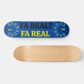 FA REAL? 19,7 cm Skateboard Deck (Horizontaal)