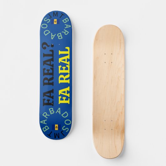 FA REAL? 19,7 cm Skateboard Deck (Voorkant)