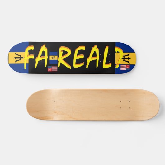 FA REAL JMT BARB 7 3/4" Skateboard Deck (Horizontaal)