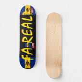 FA REAL JMT BARB 7 3/4" Skateboard Deck (Voorkant)