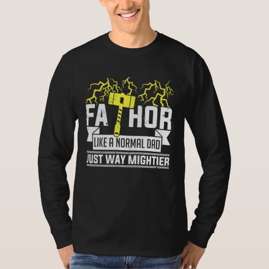 Fa Thor  fathers day fathers day   dad father T-shirt (Voorkant)