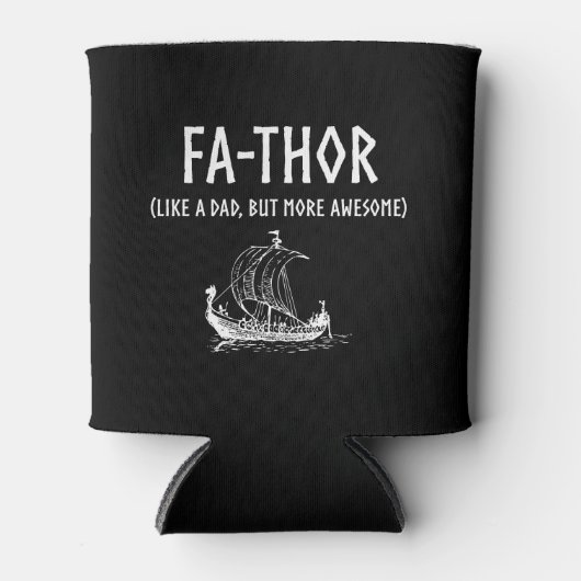 Fa-Thor Funny Vaderdag Blikjeskoeler (Voorkant)