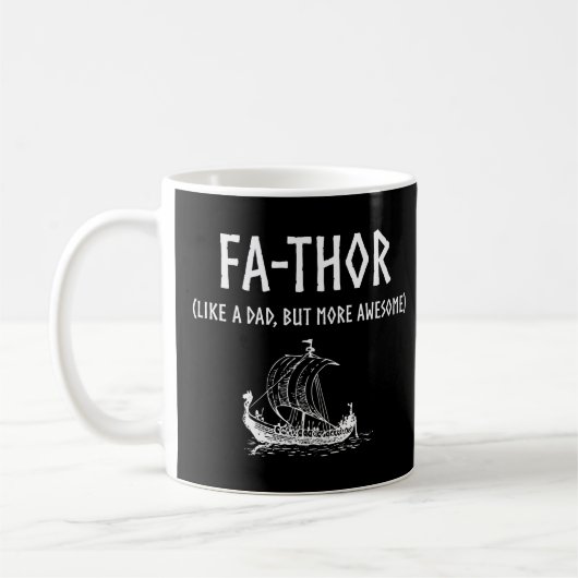 Fa-Thor Funny Vaderdag Koffiemok (Links)