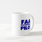 FAA Certificated Pilot Koffiemok (Voorkant rechts)