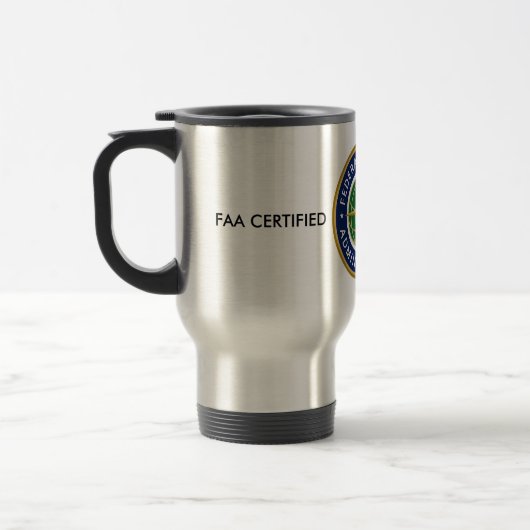 FAA CERTIFIFIED DRONE PILOT TRAVEL MUG REISBEKER (Links)