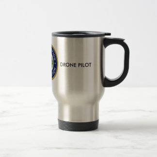 FAA CERTIFIFIED DRONE PILOT TRAVEL MUG REISBEKER
