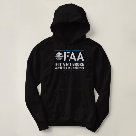 FAA Federal Aviation Authority Shirt Funny Conserv (Design voorkant)