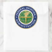 FAA FEDERAL AVIATION RONDE STICKER (Tas)