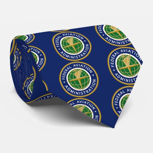 FAA Shield Necktie Stropdas (Opgerold)