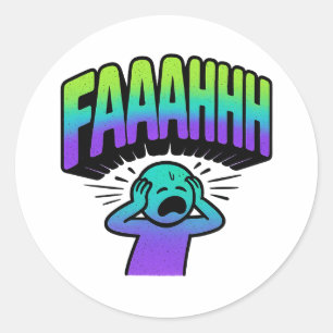 FAAAAHHH RONDE STICKER