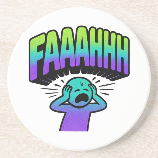 FAAAAHHH ZANDSTEEN ONDERZETTER (Voorkant)