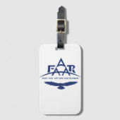 FAAAR-Logo op Bagagelabel (Voorkant (verticaal))