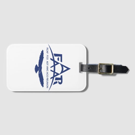 FAAAR-Logo op Bagagelabel (Voorkant (horizontaal))