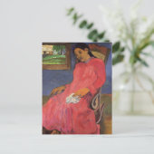 "Faaturuma (Melancholy)" - Briefkaart Paul Gauguin (Staand voorkant)
