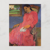 "Faaturuma (Melancholy)" - Briefkaart Paul Gauguin (Voorkant)