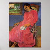 'Faaturuma (Melancholy)' - Paul Gauguin Print (Voorkant)