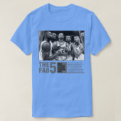 Fab 5 BW Retro T-shirt (Design voorkant)
