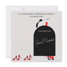 Fab Black Glam Fashionist Rode Schoenen Verjaardag