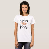 Fab Bololous Grappige Ghost Womens Halloween T-shirt (Voorkant volledig)