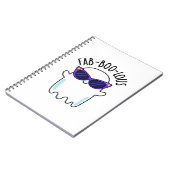 Fab-Boo-Lous Grappige Spookgrap Notitieboek (Linkerzijde)