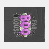 Fab Boo Lous Halloween Geest Ontwerp_1 Fleece Deken (Voorkant (Horizontaal))