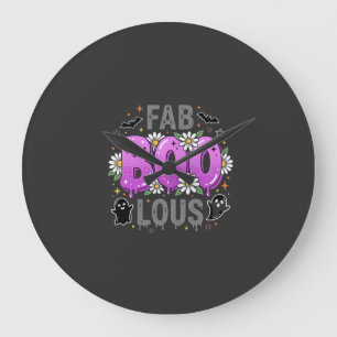 Fab Boo Lous Halloween Geest Ontwerp_1 Grote Klok