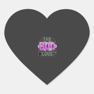 Fab Boo Lous Halloween Geest Ontwerp_1 Hart Sticker
