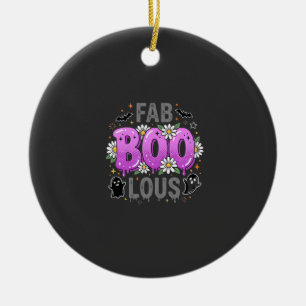 Fab Boo Lous Halloween Geest Ontwerp_1 Keramisch Ornament