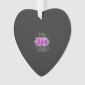 Fab Boo Lous Halloween Geest Ontwerp_1 Ornament (voorkant)