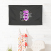 Fab Boo Lous Halloween Geest Ontwerp_1 Spandoek (Insitu)