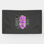 Fab Boo Lous Halloween Geest Ontwerp_1 Spandoek (Horizontaal)