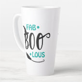 Fab-Boo-Lous Halloween Heksenbezemsteel Latte Mok (Linkerhoek)