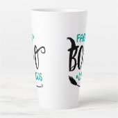 Fab-Boo-Lous Halloween Heksenbezemsteel Latte Mok (Voorkant)