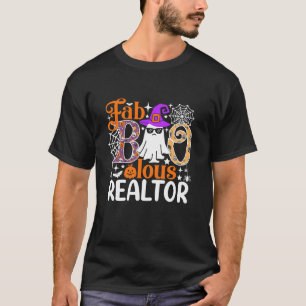 Fab Boo Lous Realtor Grappig Halloween Kostuum To T-shirt