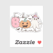 Fab-boo-lous Retro Groovy Halloween Sticker (Vel)