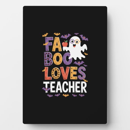 Fab Boo Lous Retro Halloween Fotoplaat (voorkant)